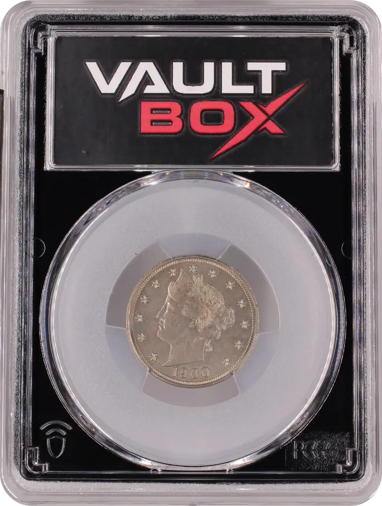 1900 5C PCGS PR63 FRONT