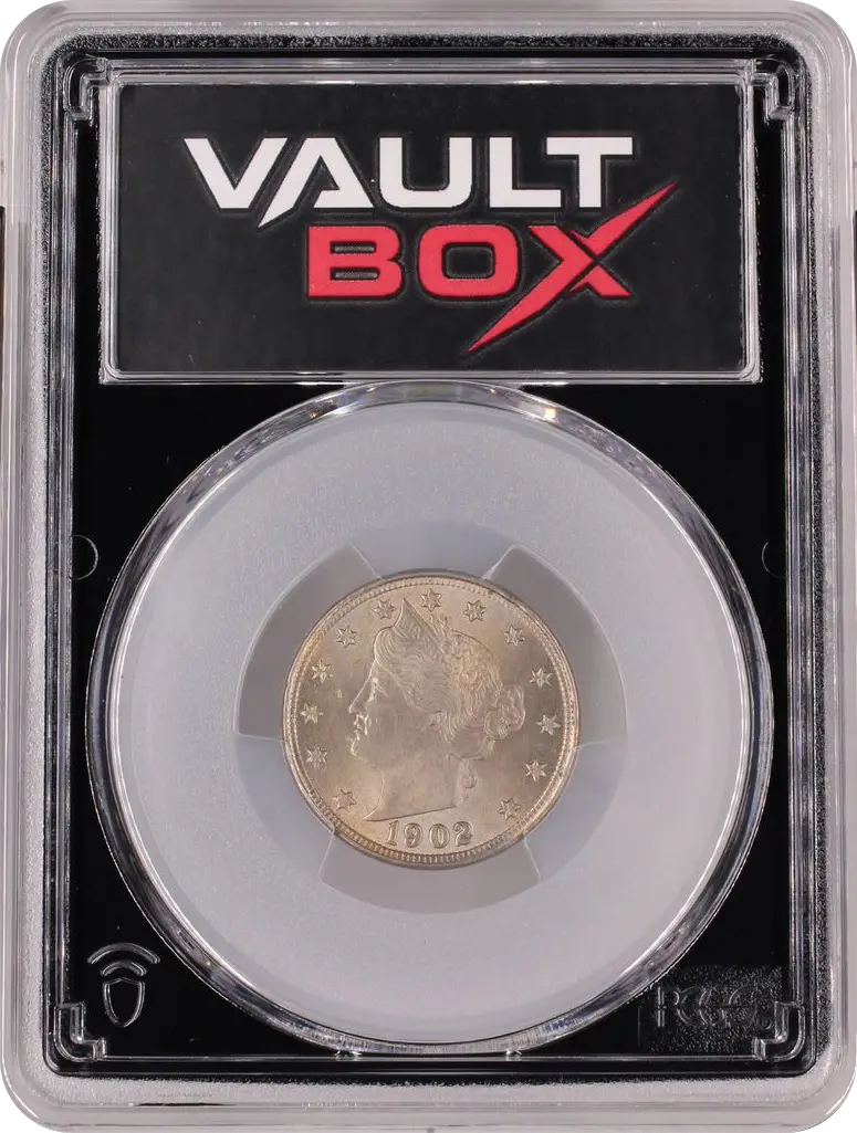 1902 5C PCGS MS64 FRONT