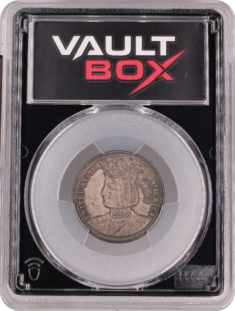 1893 25C ISABELLA PCGS MS62 FRONT