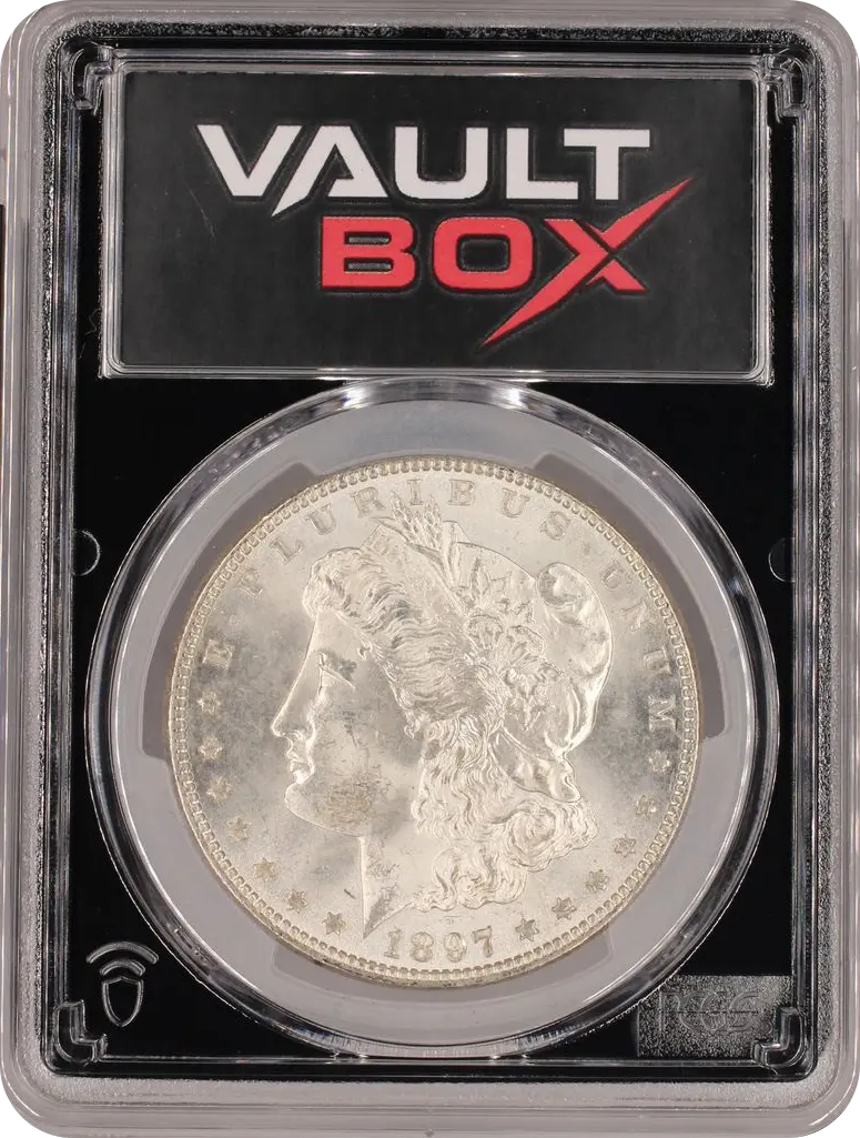 1897 $1 PCGS MS64 FRONT