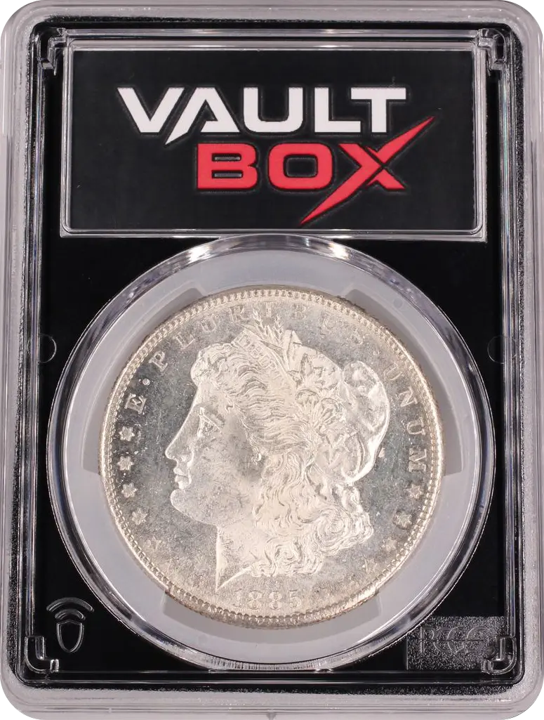 1885-S $1 PCGS MS62 FRONT