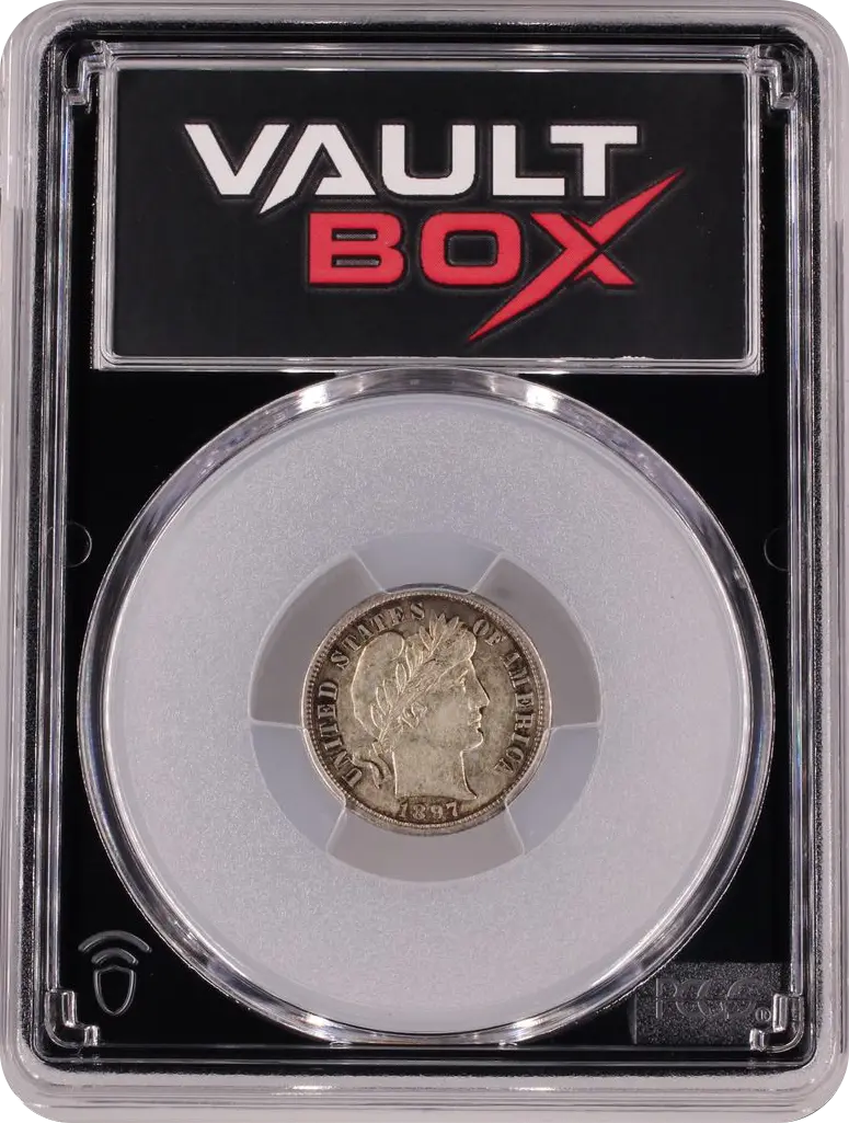 1897-S 10C PCGS AU53 FRONT
