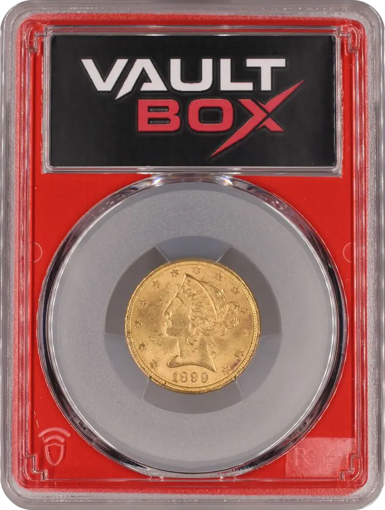 1899 G$5 PCGS MS63 Front