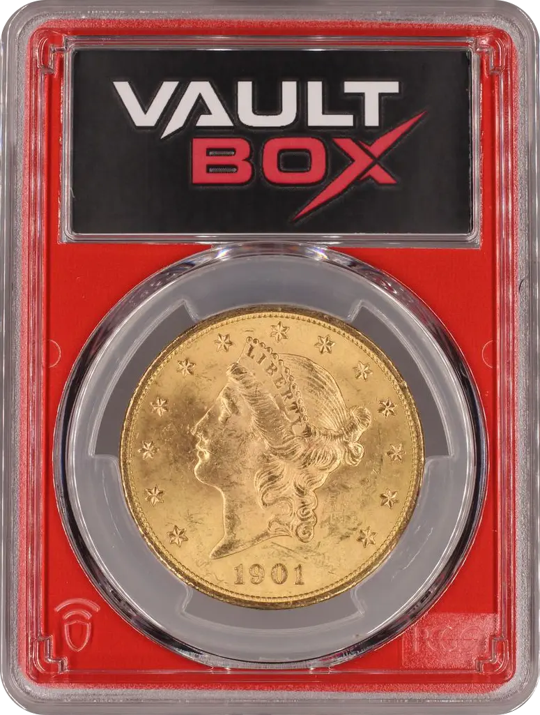 1901 G$20 PCGS MS63+ Front