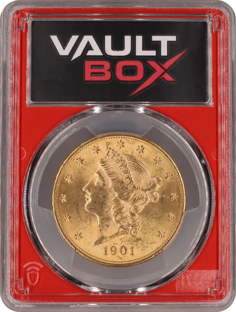 1901 G$20 PCGS MS63 Front