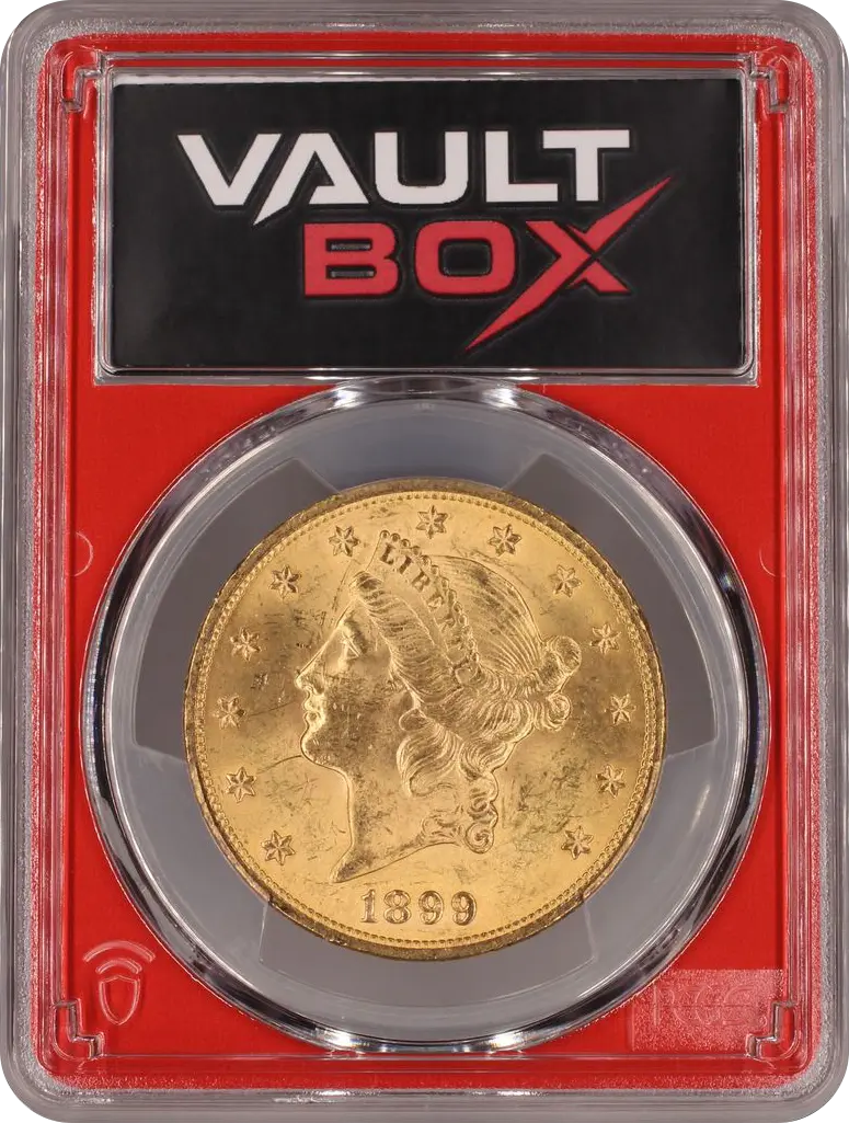 1899 G$20 PCGS MS64 Front
