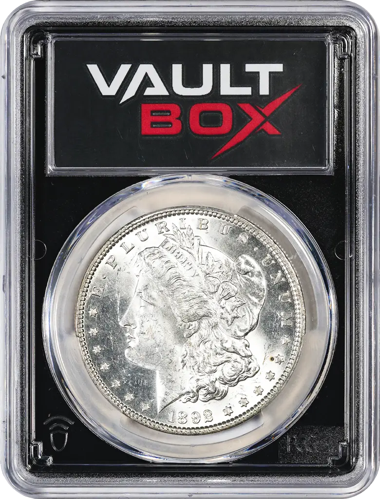 1892 $1 PCGS MS62 FRONT