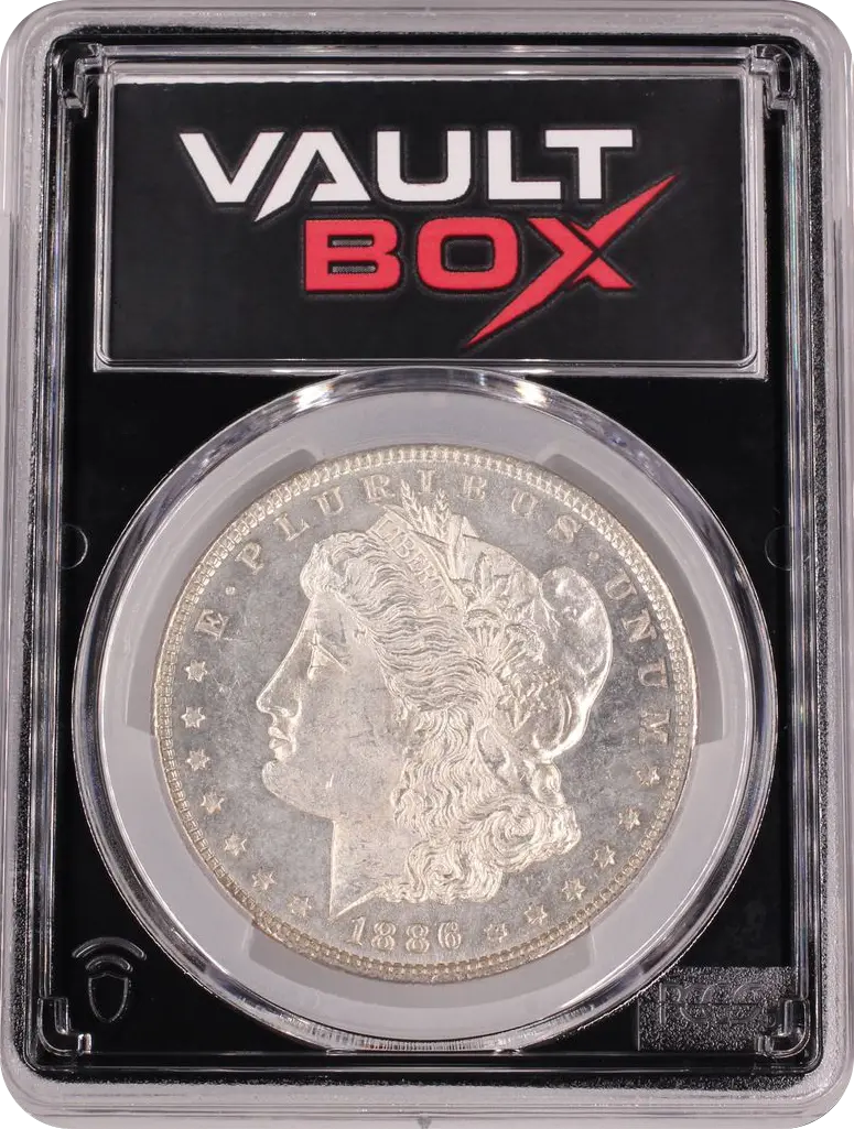 1886 $1 PCGS MS63PL FRONT