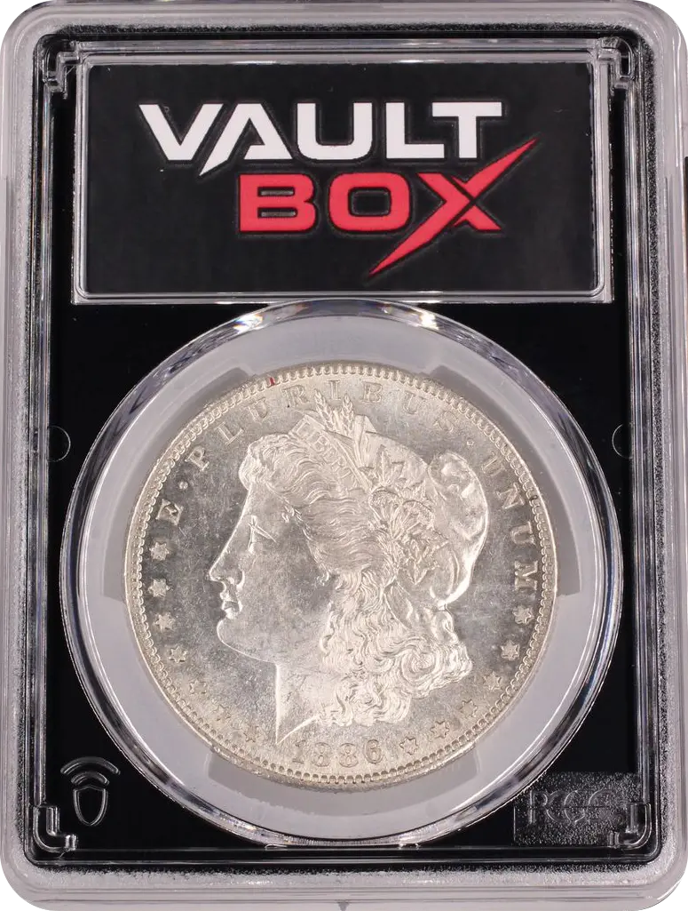 1886-S $1 PCGS BRILLIANT UNCIRCULATED FRONT