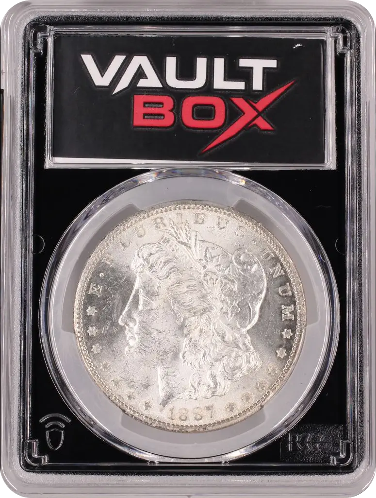 1887-S $1 PCGS MS62 FRONT