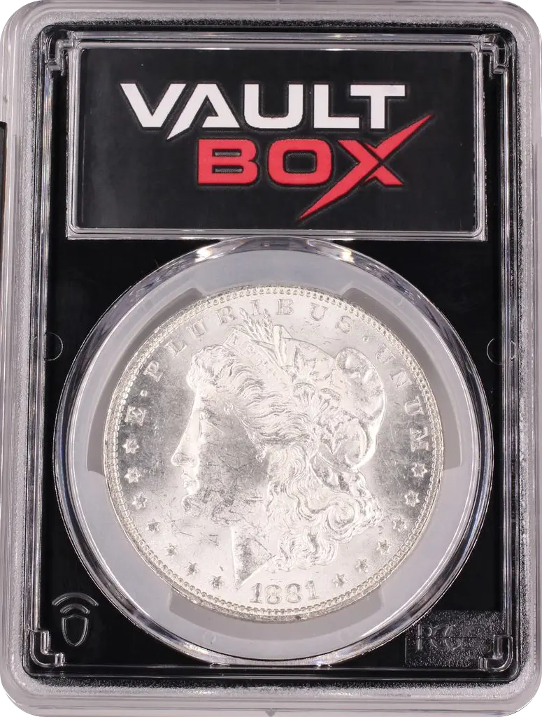 1881 $1 PCGS MS63 FRONT