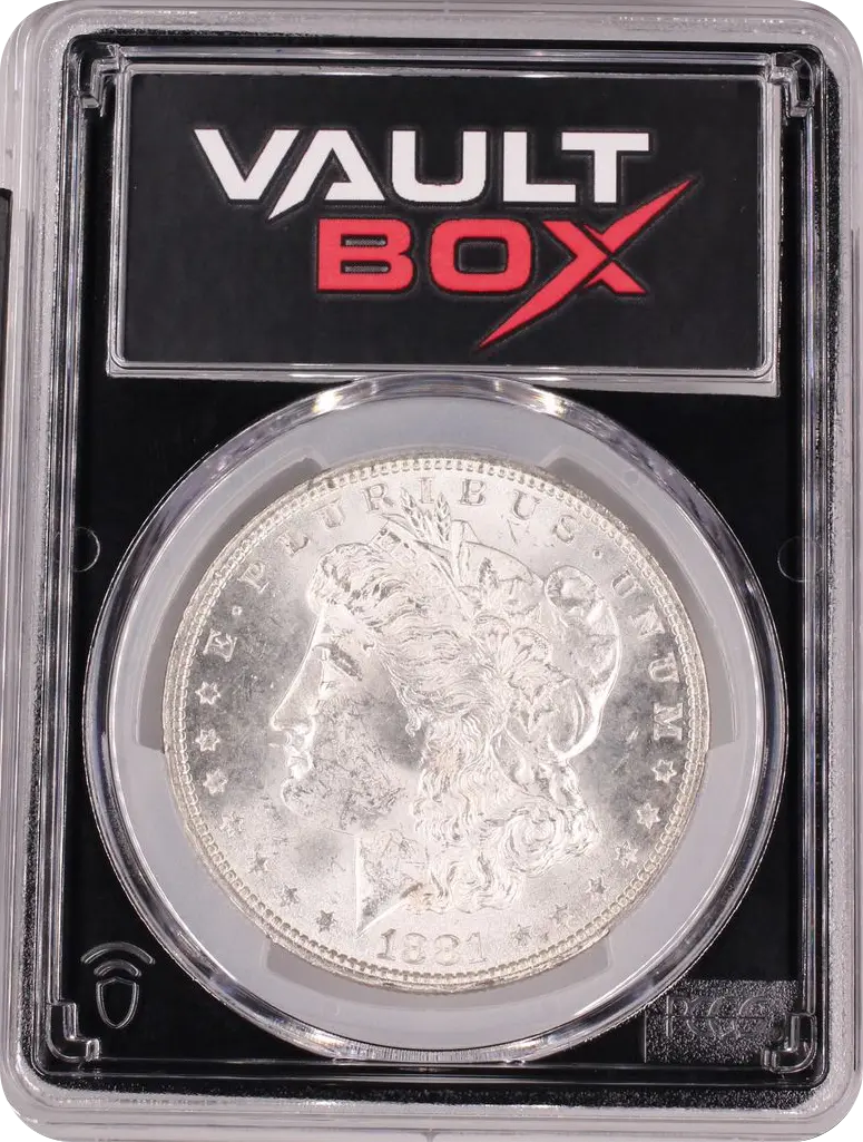 1881 $1 PCGS MS63 FRONT