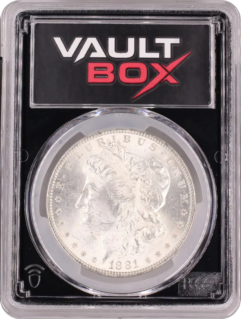 1881 $1 PCGS MS63 FRONT