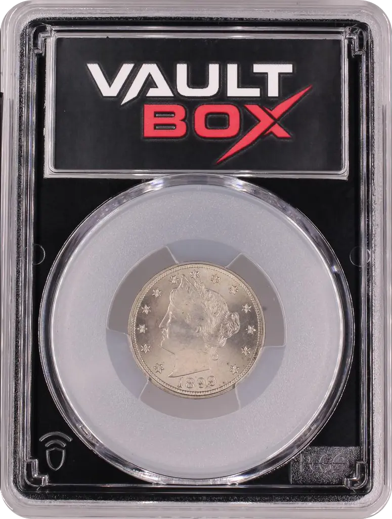 1899 5C PCGS MS64 FRONT