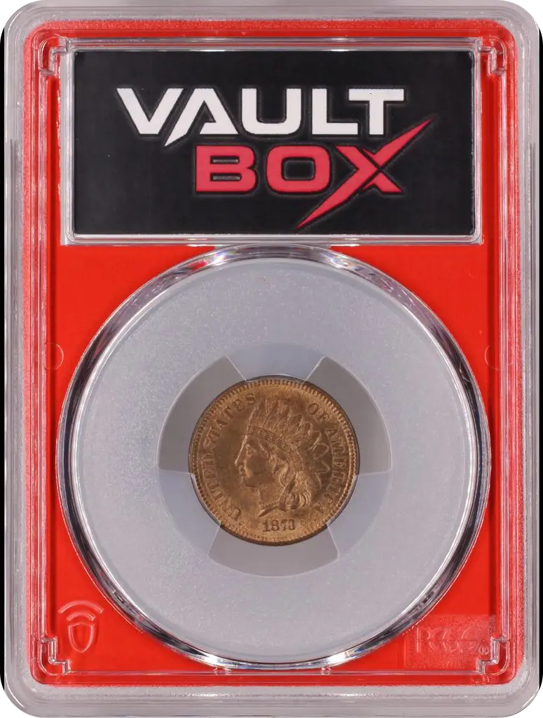 1873 1C OPEN 3 PCGS MS65RB FRONT