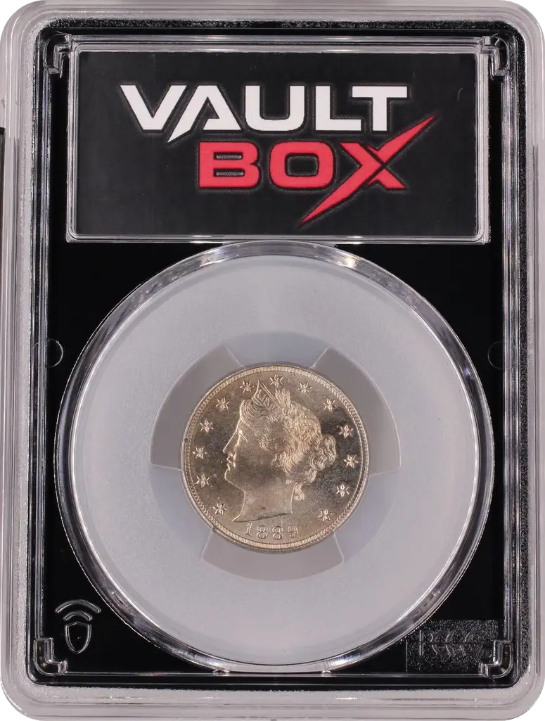 1889 5C PCGS PR65 FRONT