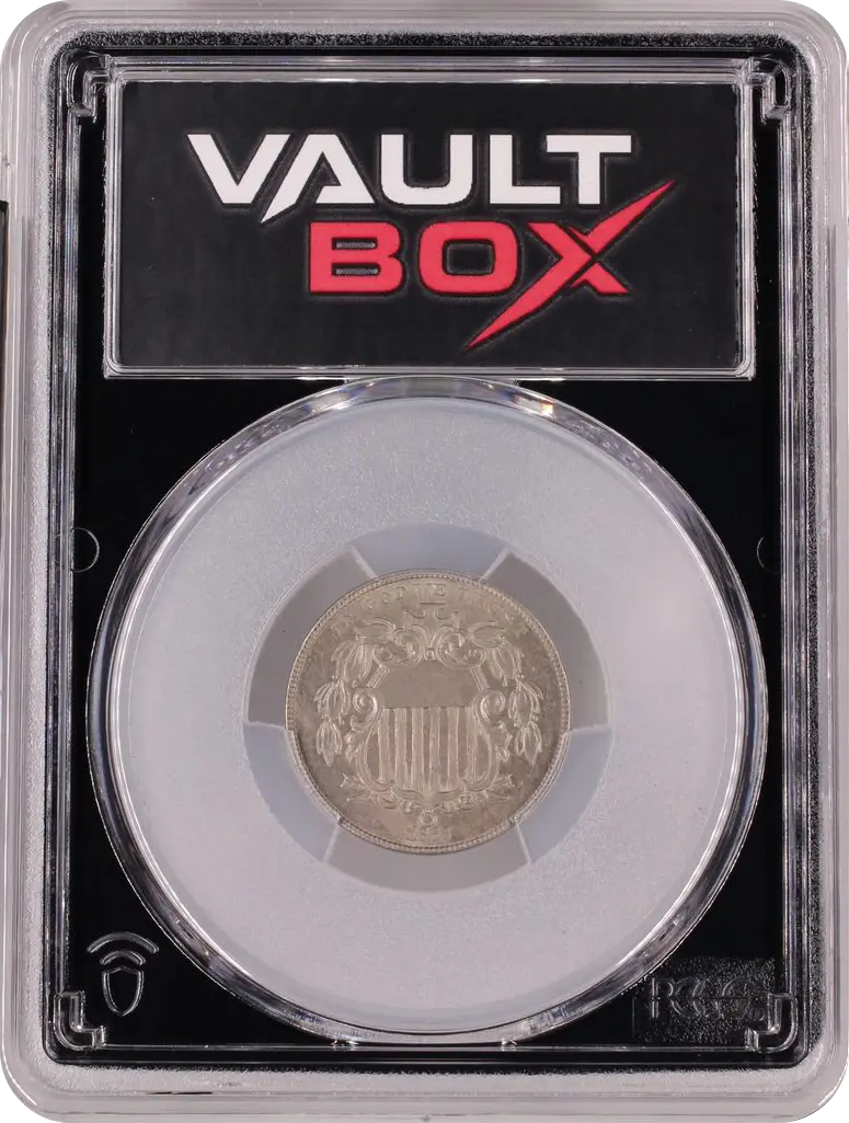 1868 5C PCGS MS63 FRONT
