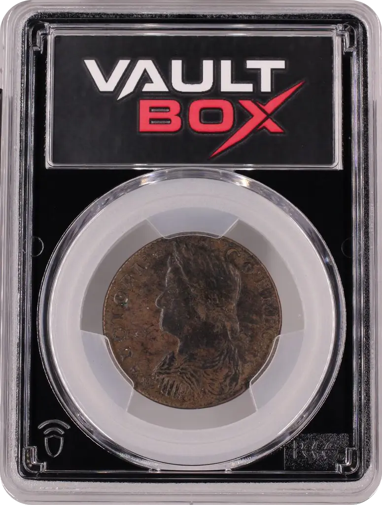 1787 CT 1/2P MILLER 33.6-KK DRAPED BUST LEFT PCGS XF40BN FRONT