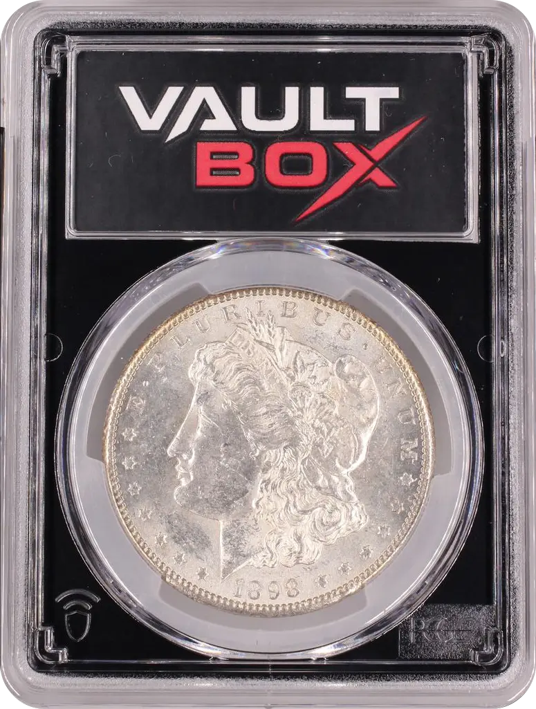 1898-S $1 PCGS MS62 FRONT