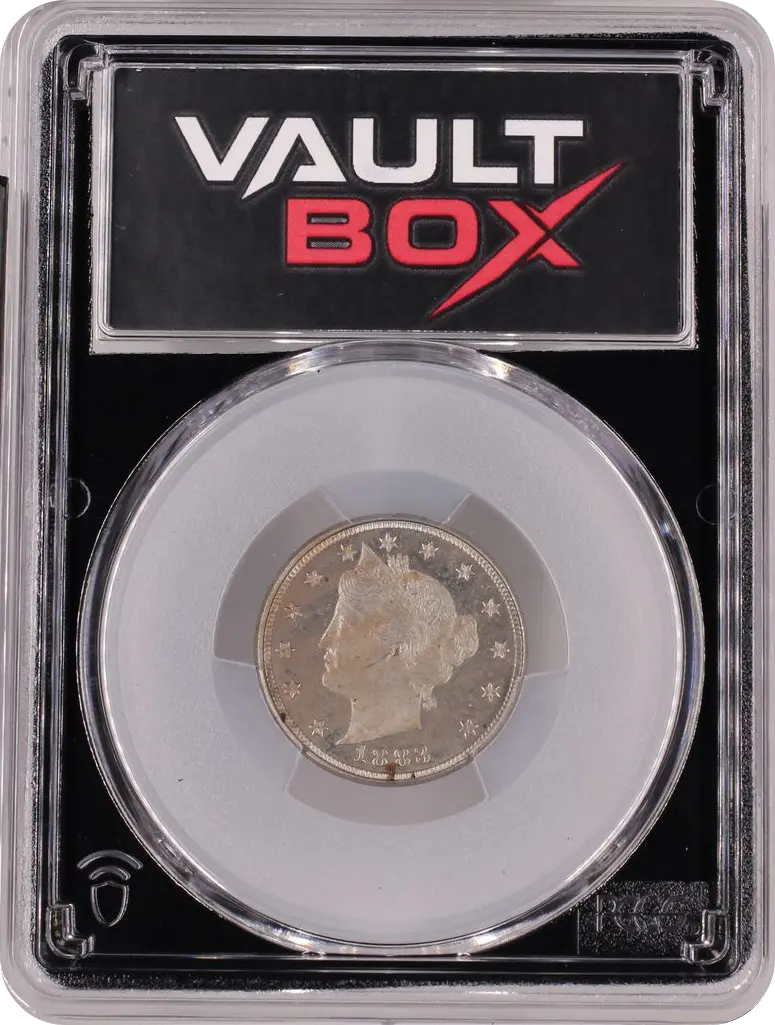 1883 5C WITH CENTS PCGS PR63 FRONT