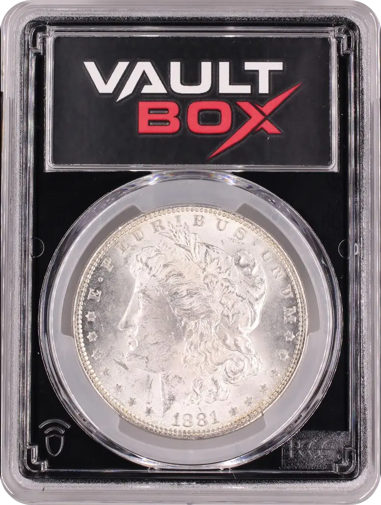 1881 $1 PCGS MS63 FRONT