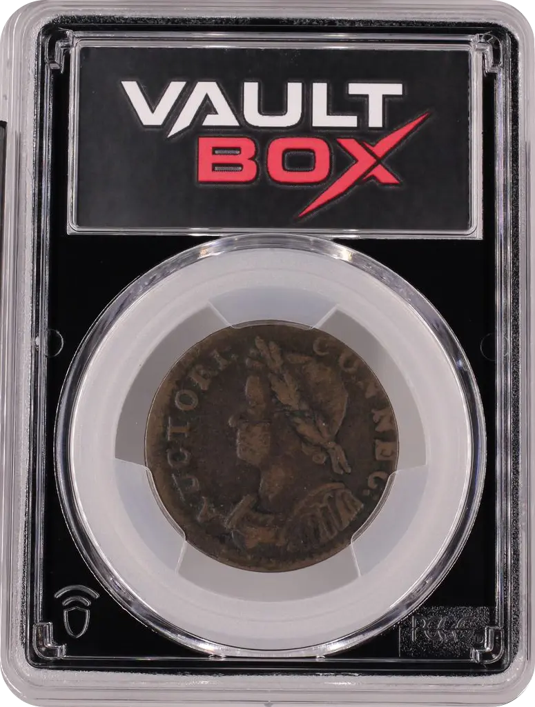 1786 CT 1/2P MILLER 5.4-G MAILED BUST LEFT PCGS VF25BN FRONT