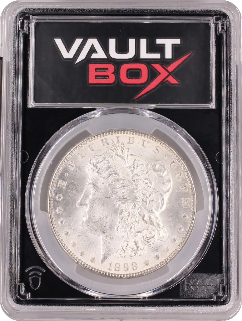 1898 $1 PCGS MS63 FRONT