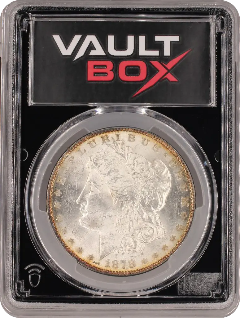 1878 7TF $1 REVERSE OF 1878 PCGS MS63 FRONT