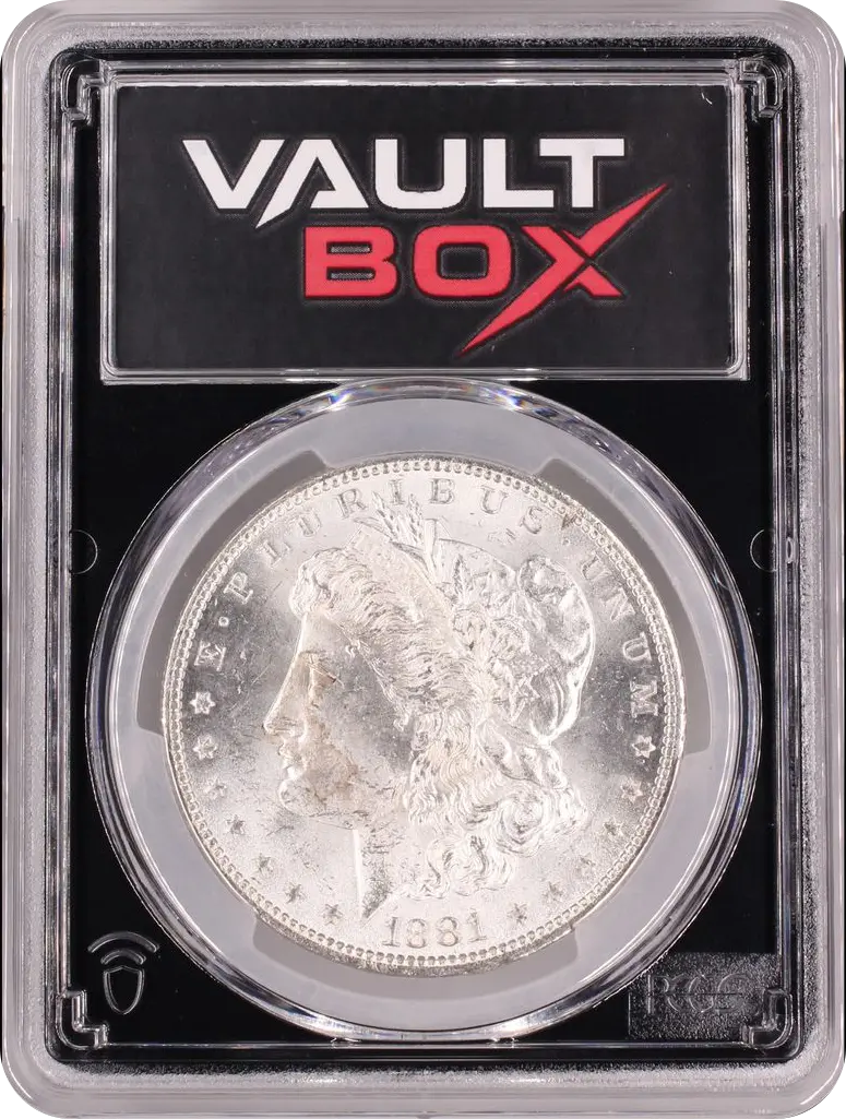 1881 $1 PCGS MS63 FRONT