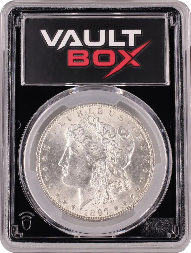 1897 $1 PCGS MS63 FRONT