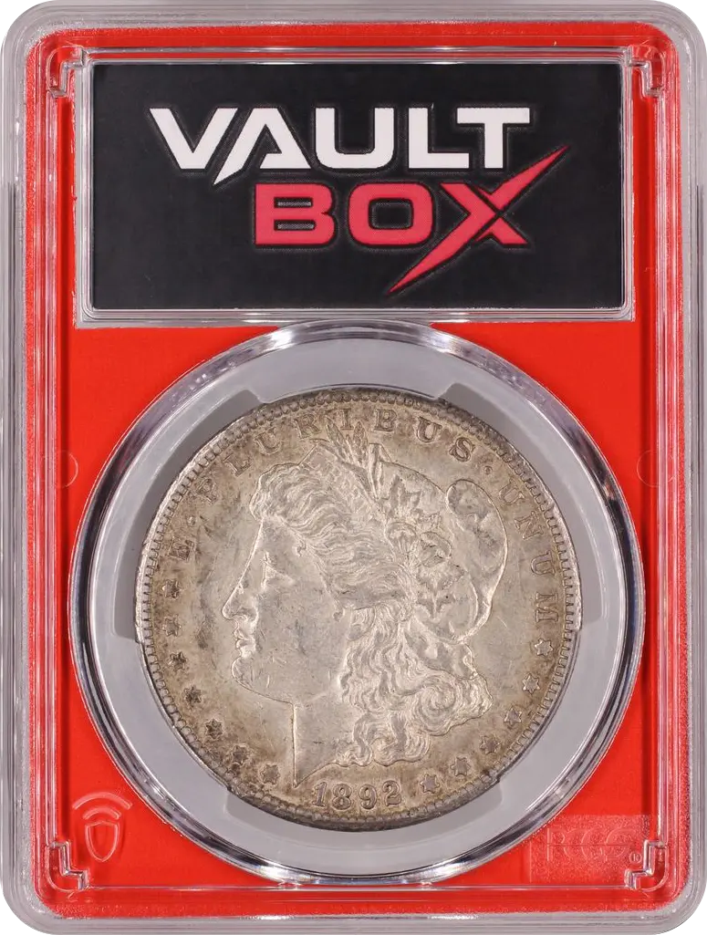 1892-CC $1 PCGS AU50 FRONT