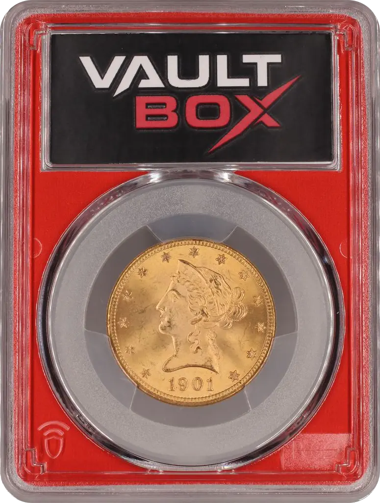 1901 G$10 PCGS MS64+ Front