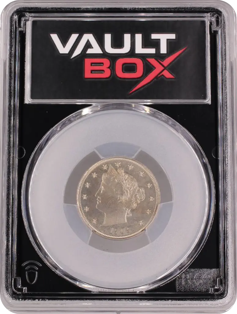 1909 5C PCGS PR64 FRONT