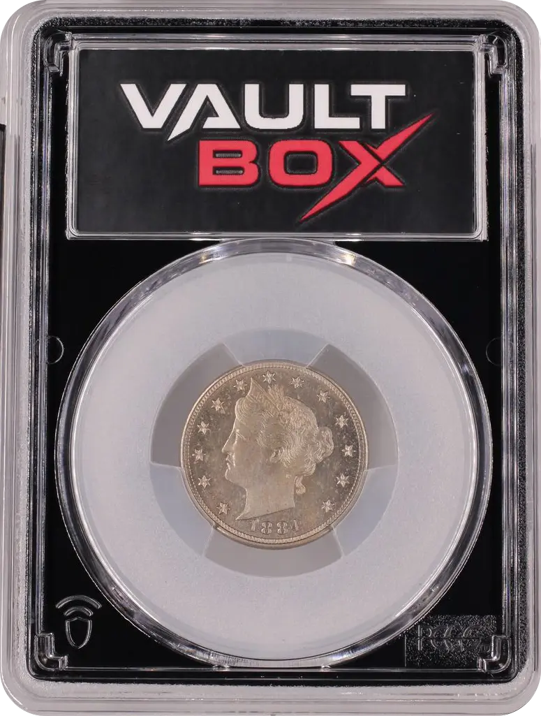 1884 5C PCGS PR63 FRONT