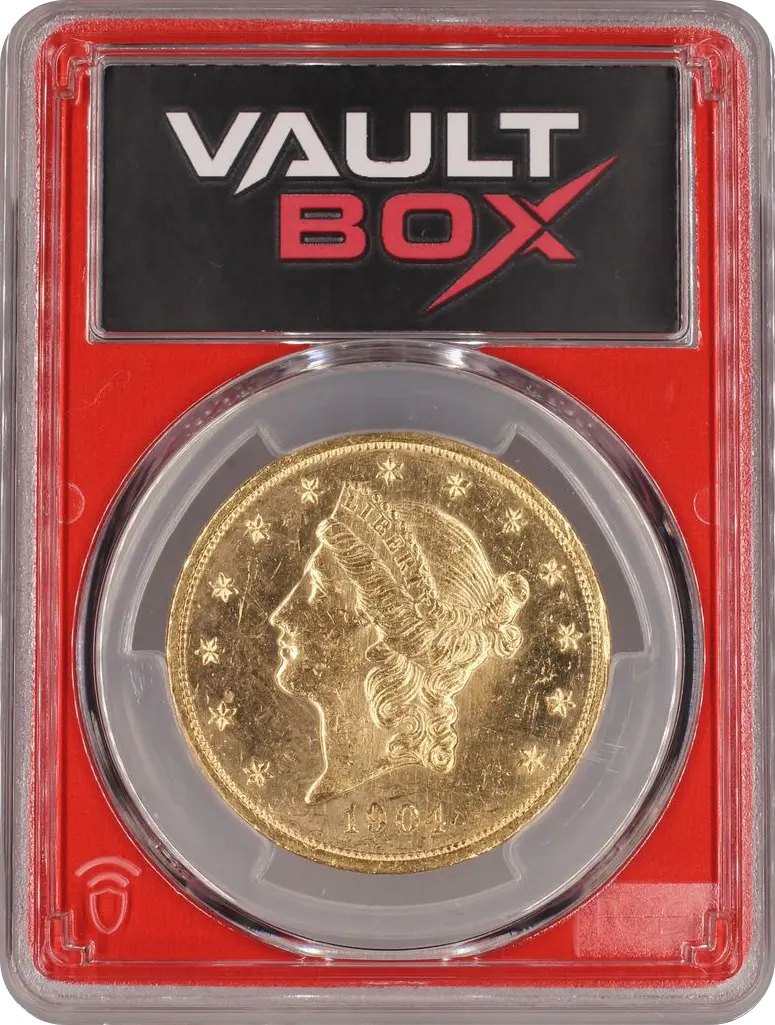 1904 $20 PCGS MS61PL FRONT