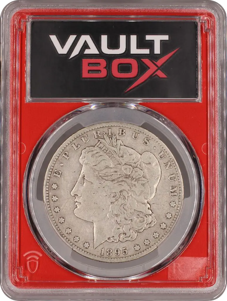 1895-S $1 PCGS F15 FRONT