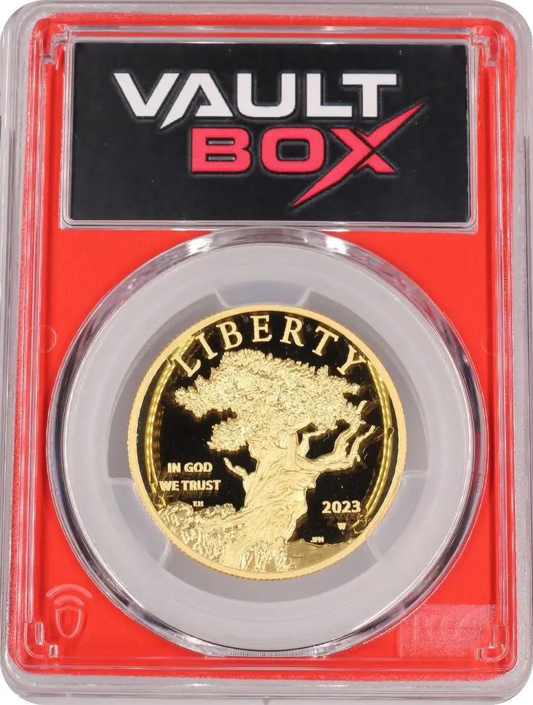 2023-W G$100 AMERICAN LIBERTY HIGH RELIEF PCGS PR70DCAM Front