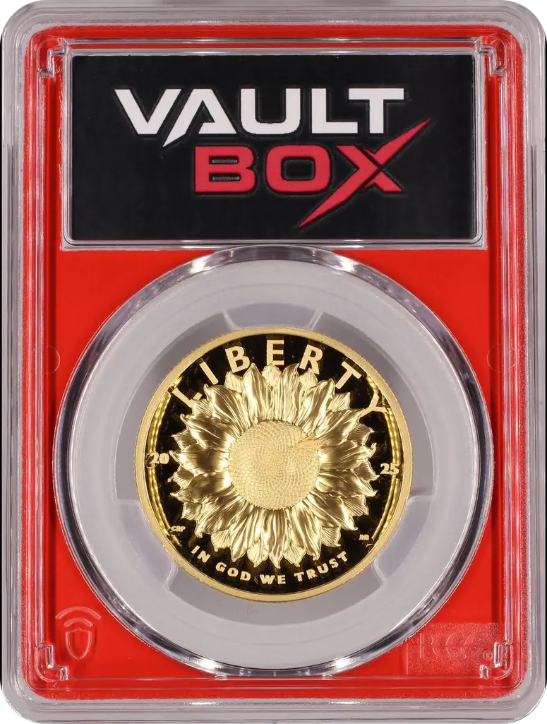 2025 G$100 AMERICAN LIBERTY HIGH RELIEF PCGS PR70DCAM Front