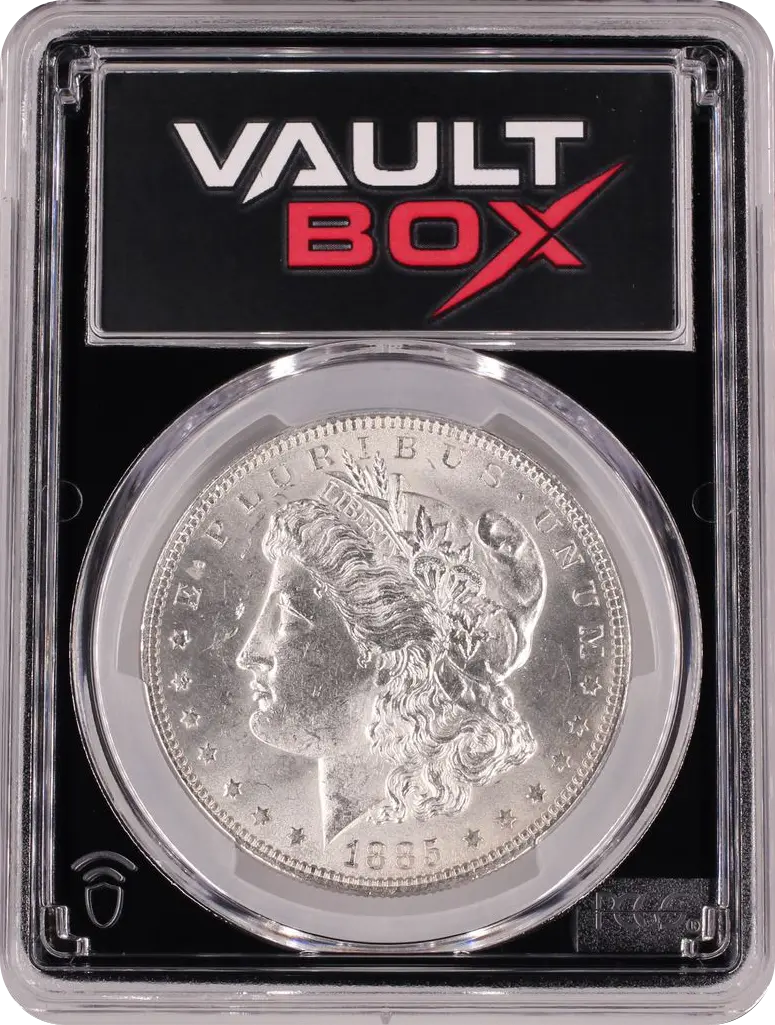 1885 $1 PCGS MS63 FRONT