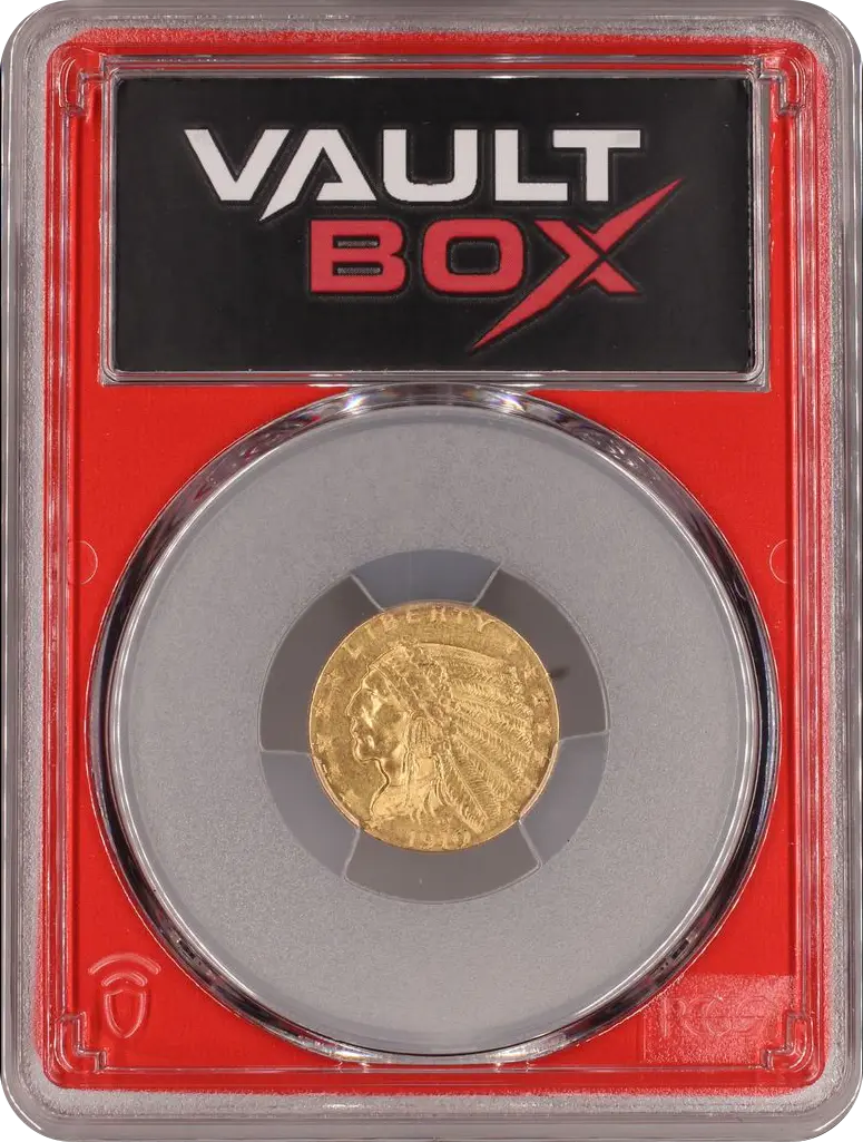 1910 $2.50 PCGS MS62 FRONT