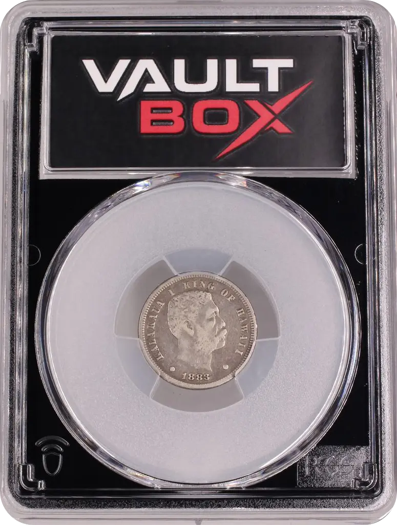 1883 10C HAWAII PCGS VF25 FRONT