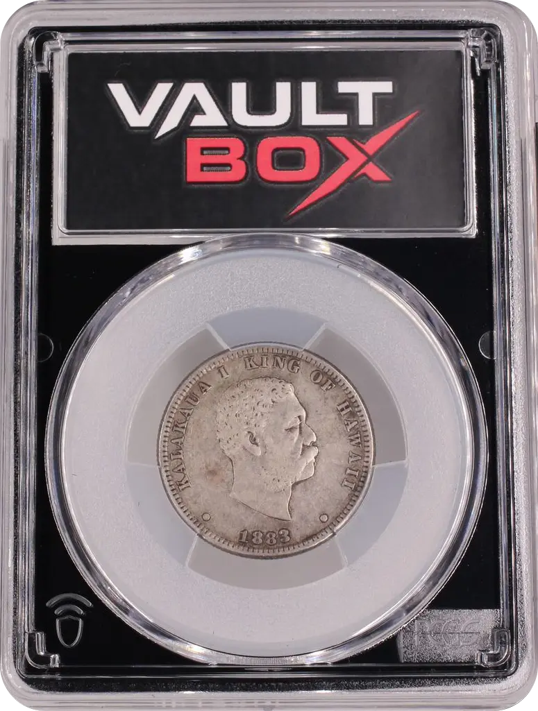 1883 25C HAWAII PCGS VF35 FRONT