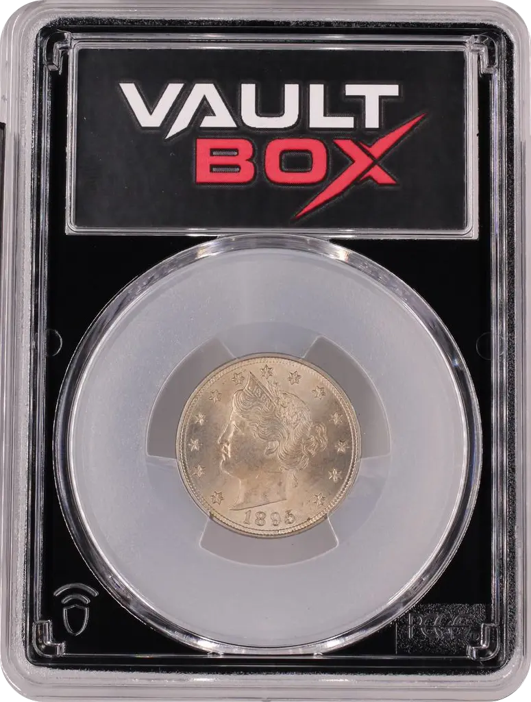 1895 5C PCGS MS64 FRONT