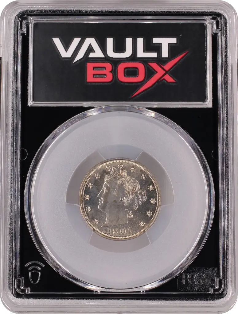 1901 5C PCGS PR65 FRONT