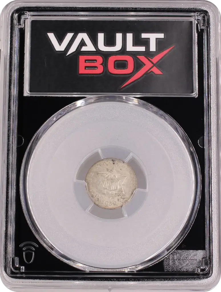 1852 3CS PCGS MS63 FRONT