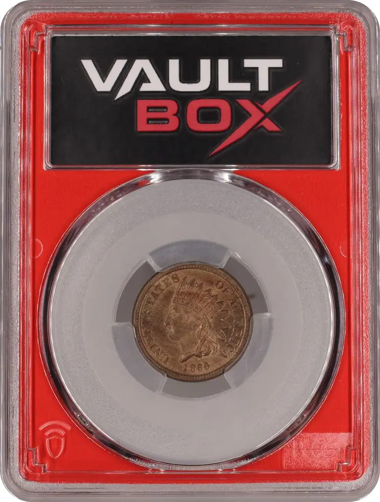 1860 1C PCGS MS64 FRONT