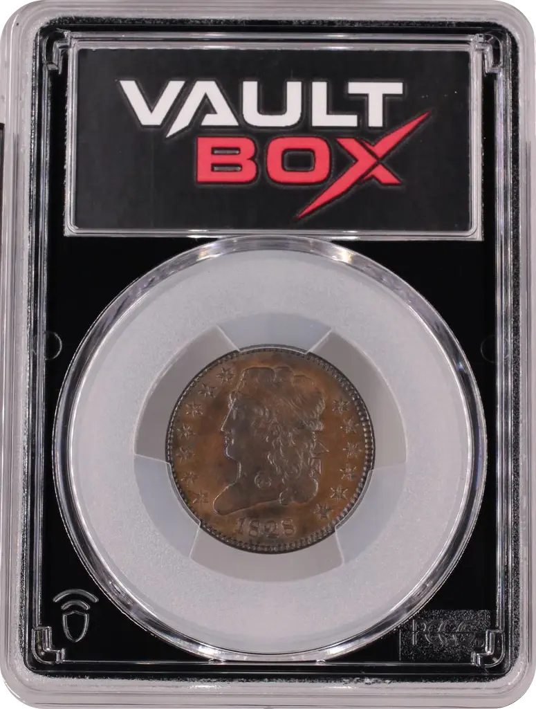 1828 1/2C 13 STARS PCGS AU55BN FRONT