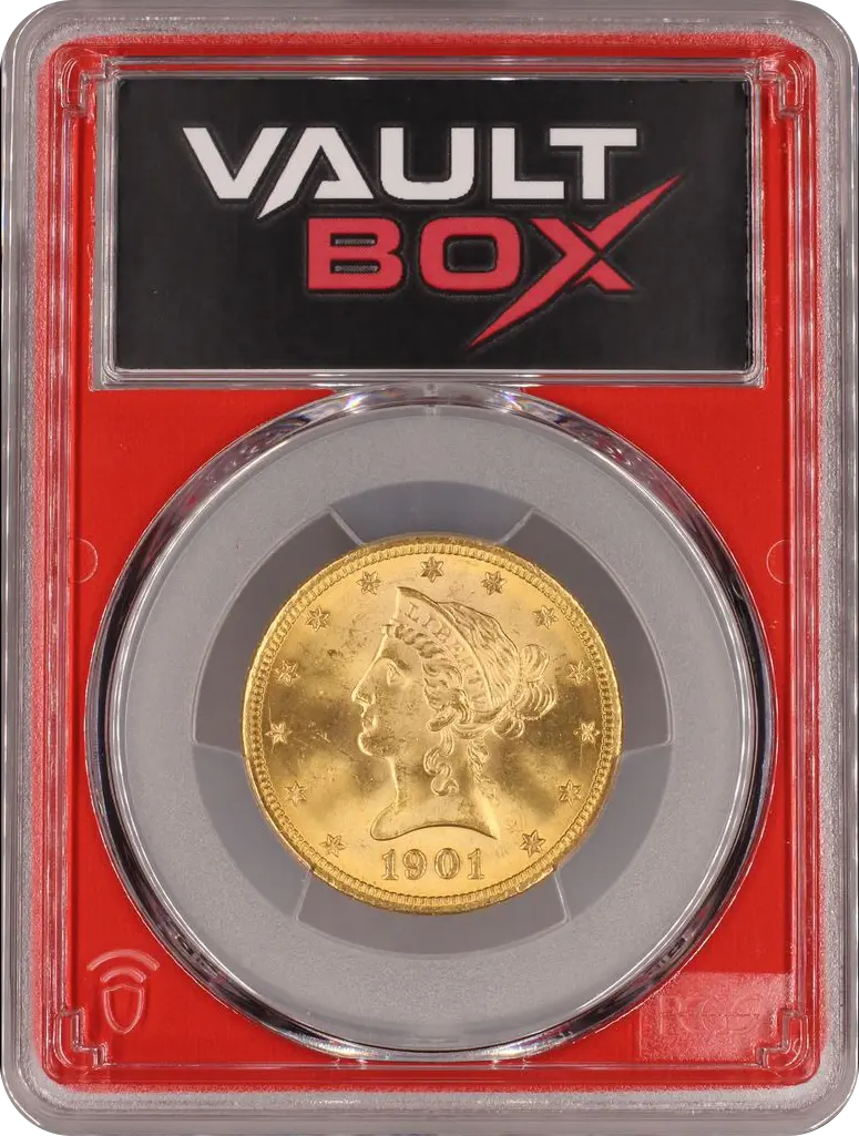 1901-S G$10 PCGS MS64+ Front