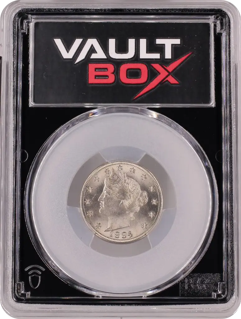 1884 5C PCGS MS64 FRONT