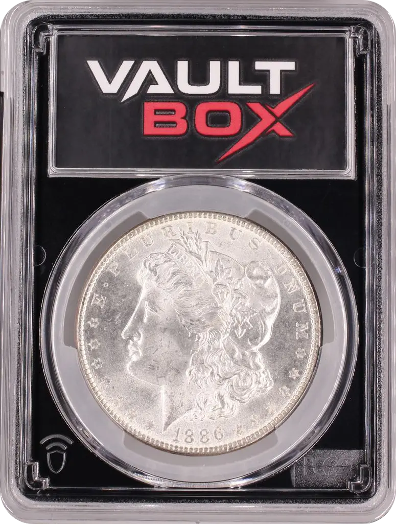 1886 $1 PCGS MS64 FRONT